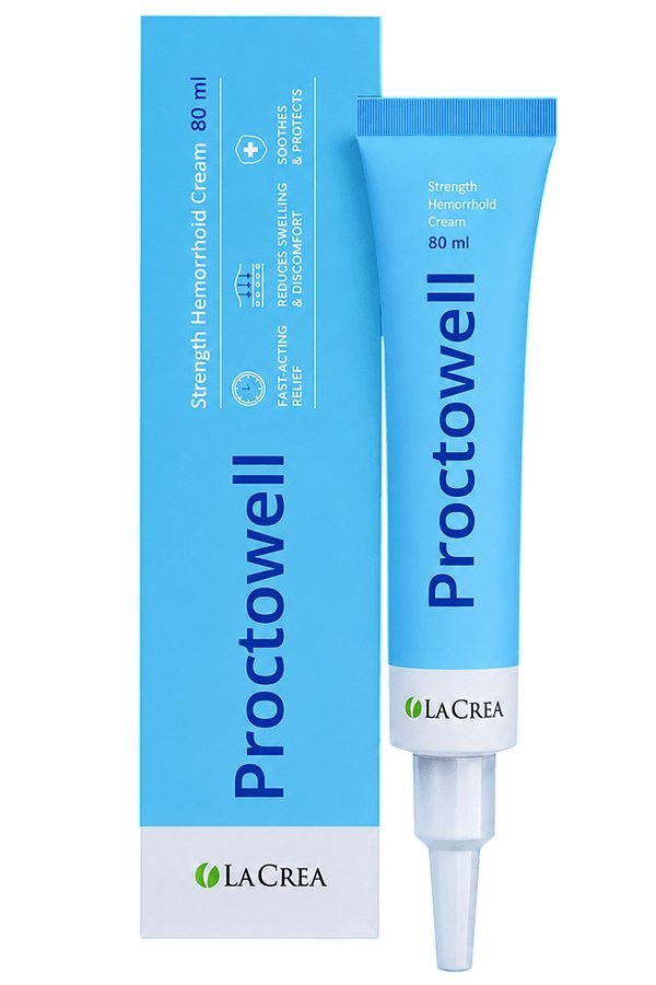 Proctowell — krém 80 ml, 4 zložky